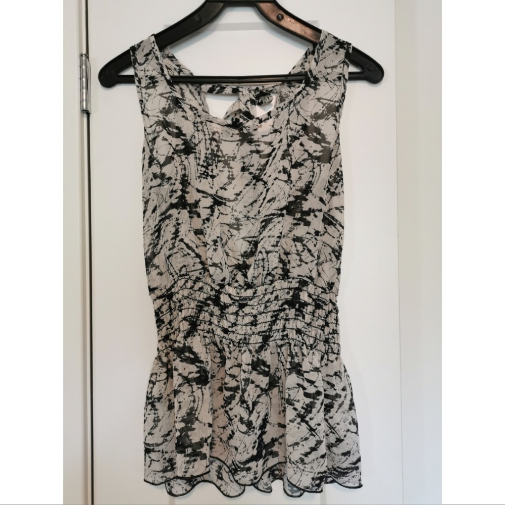 Open Back Tie Up Tank Top